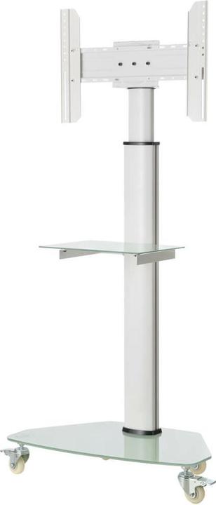 Actual product image Eaton TRIPPLITE Premier Rolling TV Cart for 93.98cm 37inch to 177.8cm 70inch Displays Frosted Glass (Monitor, 70", 79 kg)
