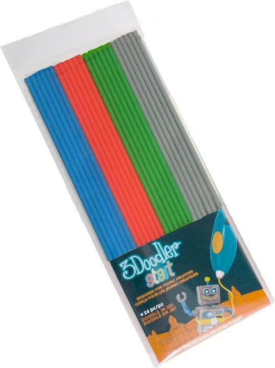 Actual product image 3Doodler 24 ECO-filaments MIX 2 (PLA, 2.50 mm)