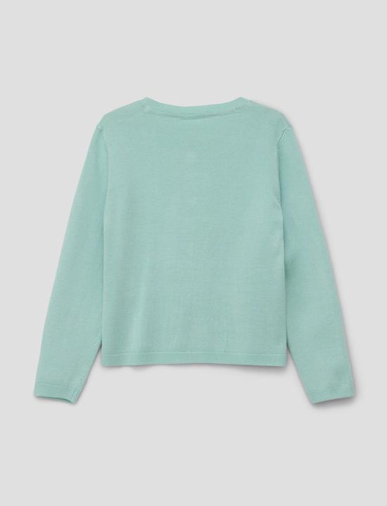 Actual product image s.Oliver Strickjacke Strickcardigan mit Rippbündchen (92)