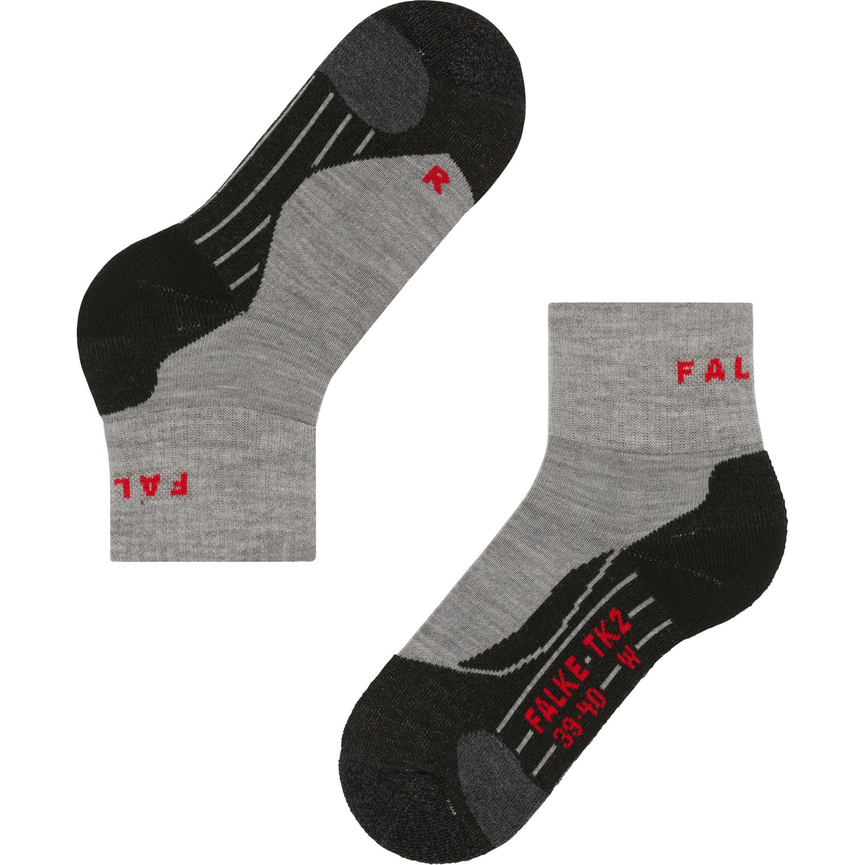 Thumbnail - Falke, Damen, Sportsocken, TK2 Explore Short Women (41 - 42), Grau