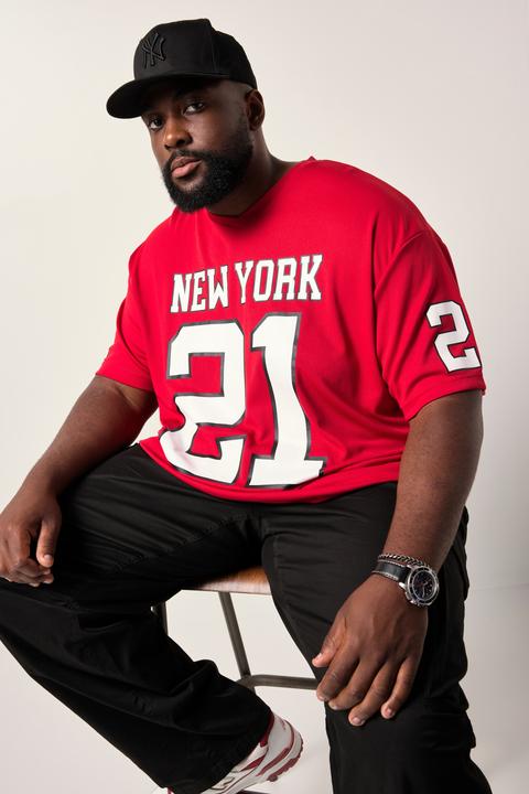 Actual product image Sthuge T-shirt, short sleeve, oversized, football print, up to 8 XL (5XL)