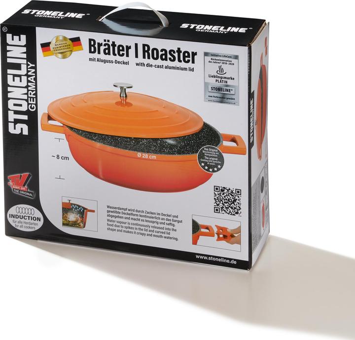 Produktbild Stoneline 20093 Roaster 28 cm, Volcanic (Aluminium)