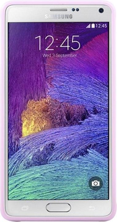 Actual product image König Design Protective cover TPU Case for mobile Samsung Galaxy Note 4 SM N910 Pink (Samsung Galaxy Note 4)