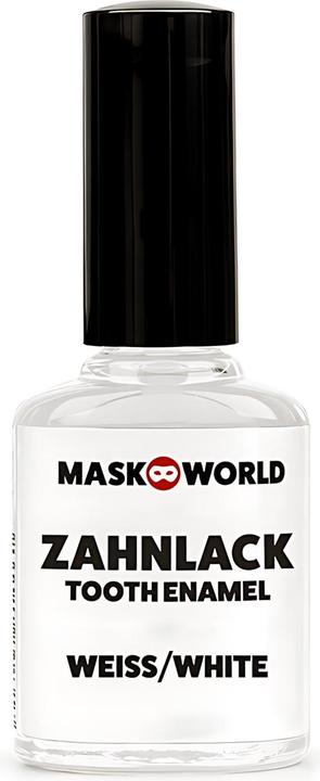 Produktbild Maskworld Zahnlack weiss 10ml Pinselflasche