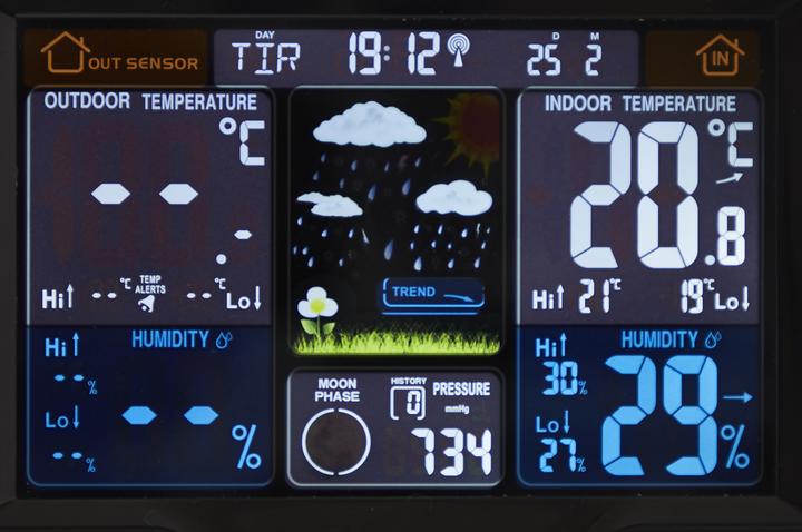 Actual product image Schou Weather station wireless with adapter