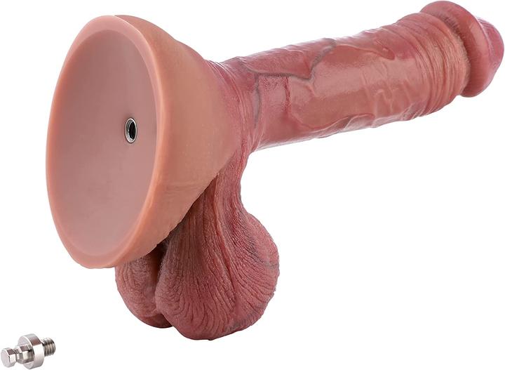 Produktbild HiSmith 8,46"Silikondildo mit Kugeln