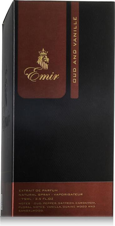 Actual product image Emir Oud And Vanille Eau De Parfum 75ml (Eau de parfum, 75 ml)