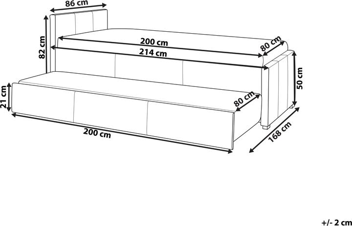 Image du produit Beliani Marmande (80 x 200 cm)