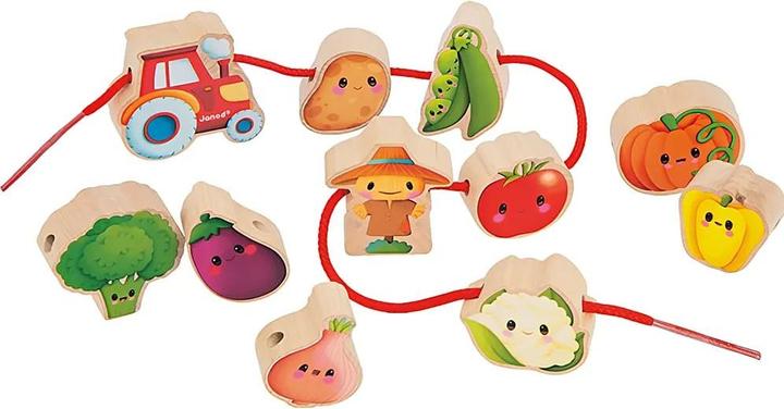 Actual product image Janod Farmyard threading beads