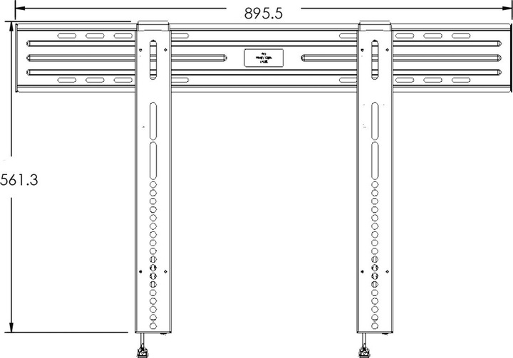 Actual product image Sanus Ll11 (Wall, 80", 68 kg)