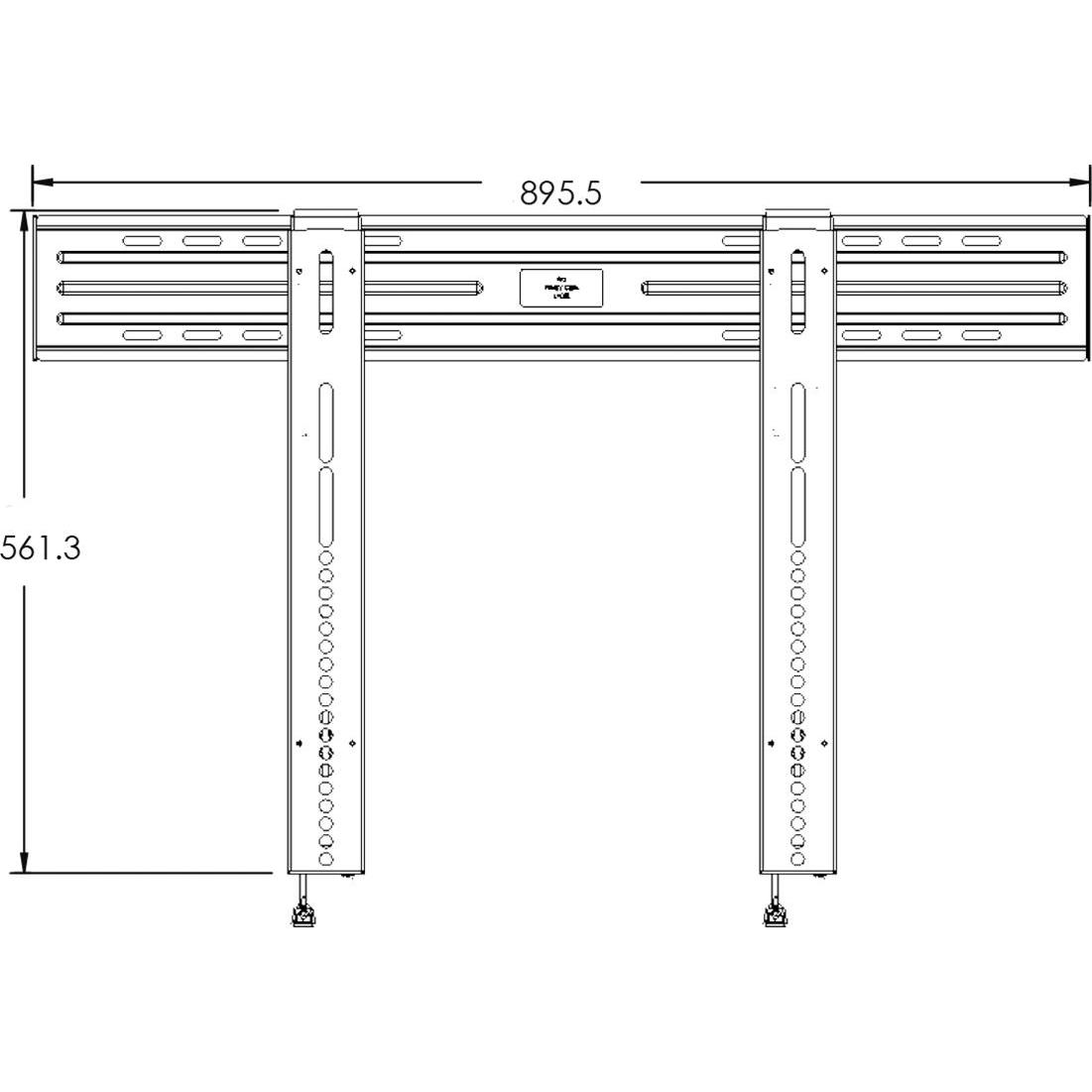 Thumbnail - Sanus Ll11 (Wand, 80", 68 kg), TV Wandhalterung, Schwarz