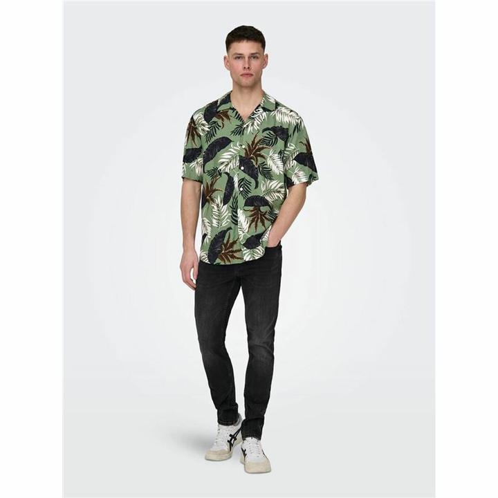 Produktbild Only & Sons Normal geschnitten Resort Kragen Hemd Hemd (M)