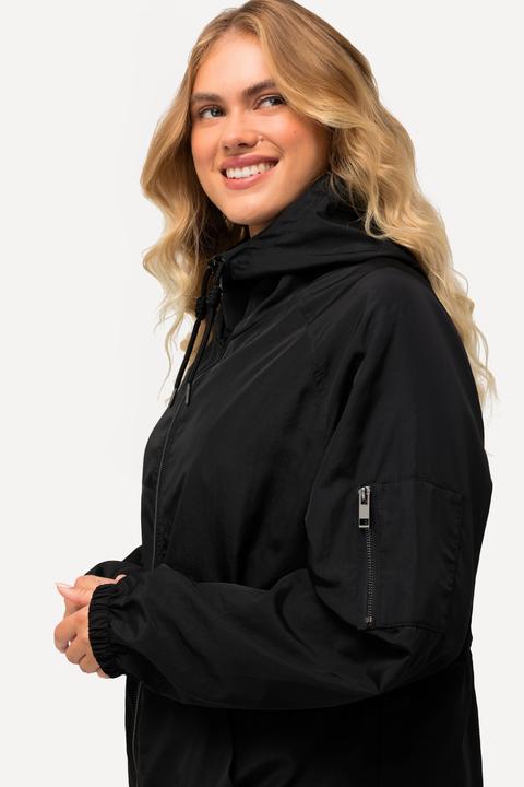 Produktbild Ulla Popken Jacke, Tunnelzug, Stehkragen, 2-Wege-Zipper (42, 44)