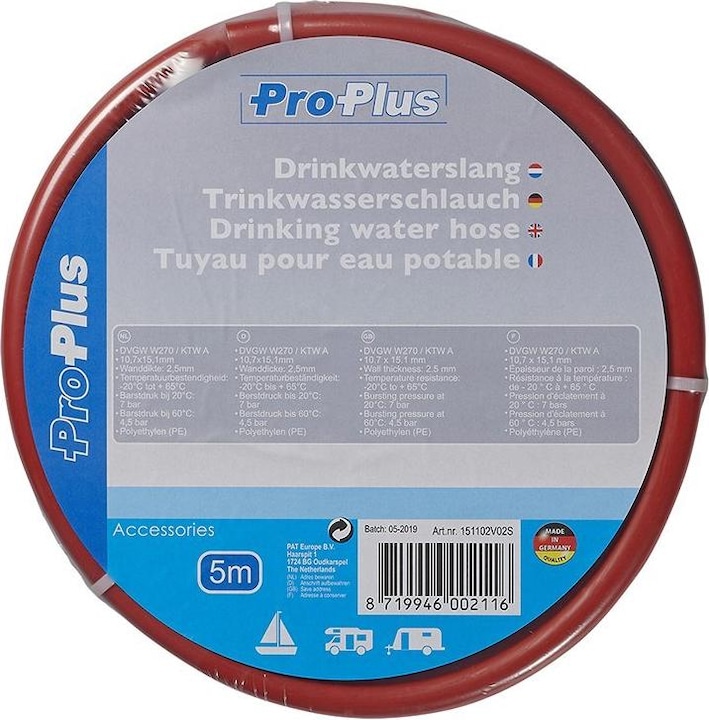 Image du produit ProPlus Tuyau d'eau potable