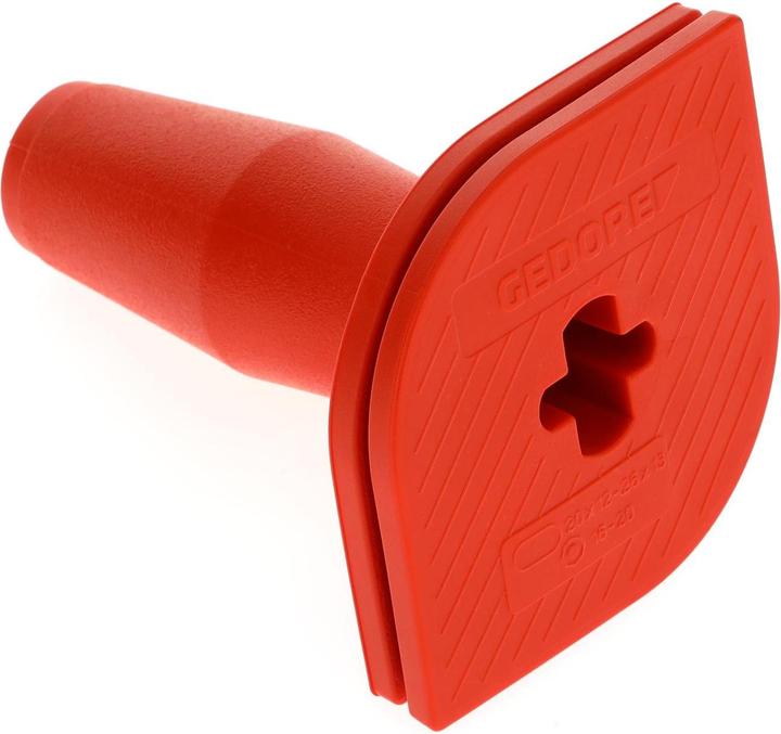 Actual product image Gedore 108UNIHand protection grip chisel red