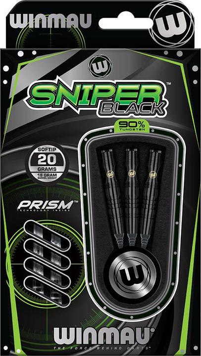 Actual product image Winmau Sniper Black Softtip (20 g)