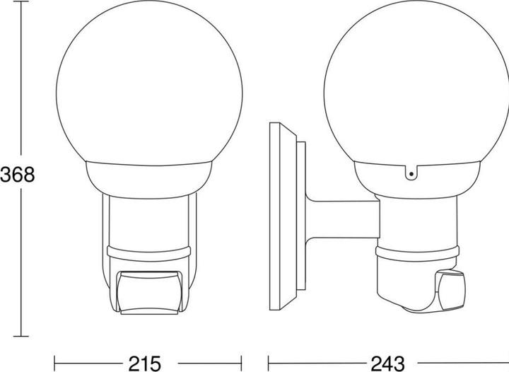 Actual product image Steinel Sensor lamp L 560 S (E27, IP44)