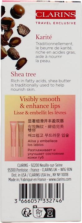 Immagine prodotto Clarins Duo perfezionatore labbra 05 Candy Simmer e 06 Rosewood Simmer - 12 ml ciascuno (06 Rosewood Simmer, 05 Caramella Simmer)