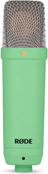Actual product image RØDE NT1 Signature Green Microphone Green with pop screen