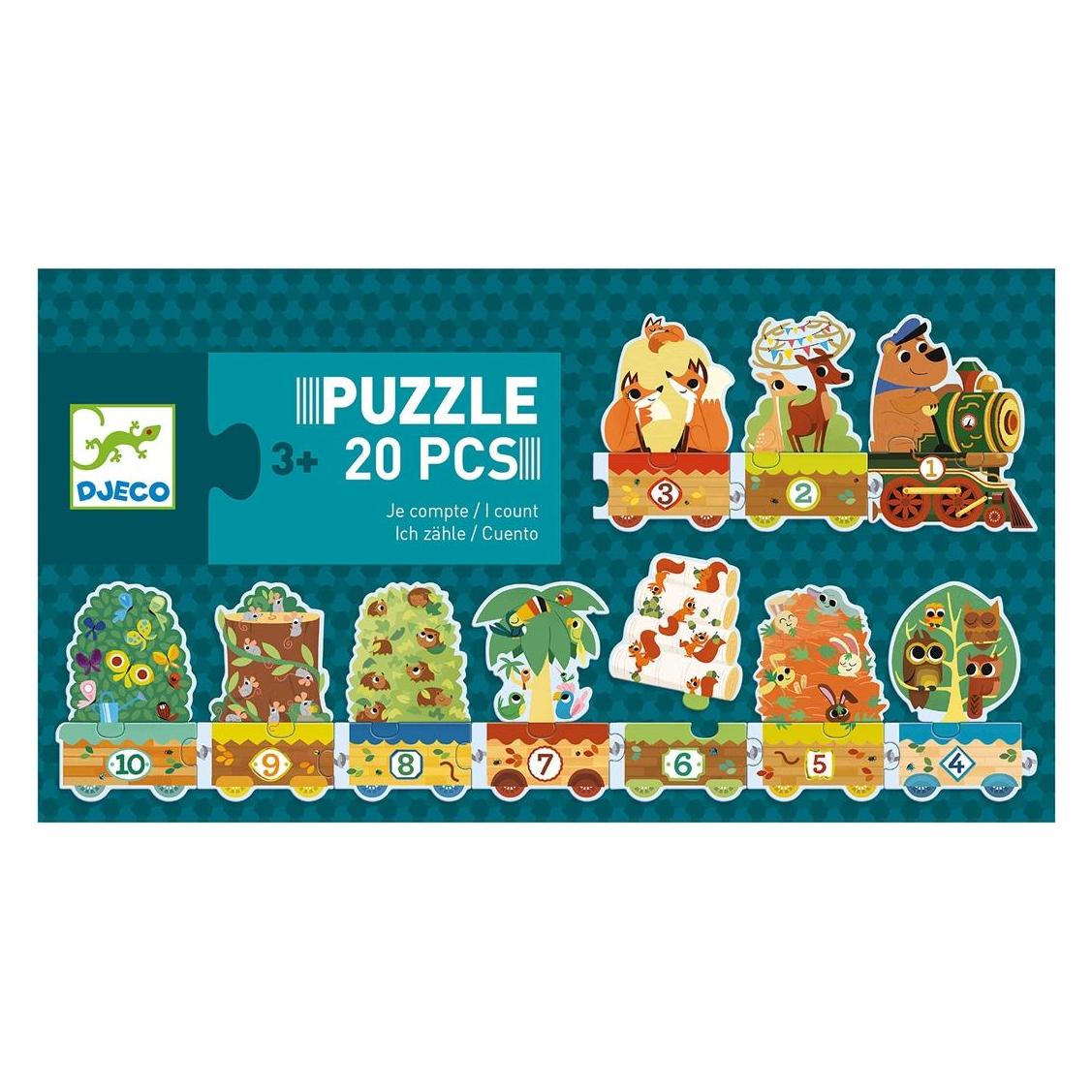 Djeco Puzzel Duo I Tellen (20 onderdelen)