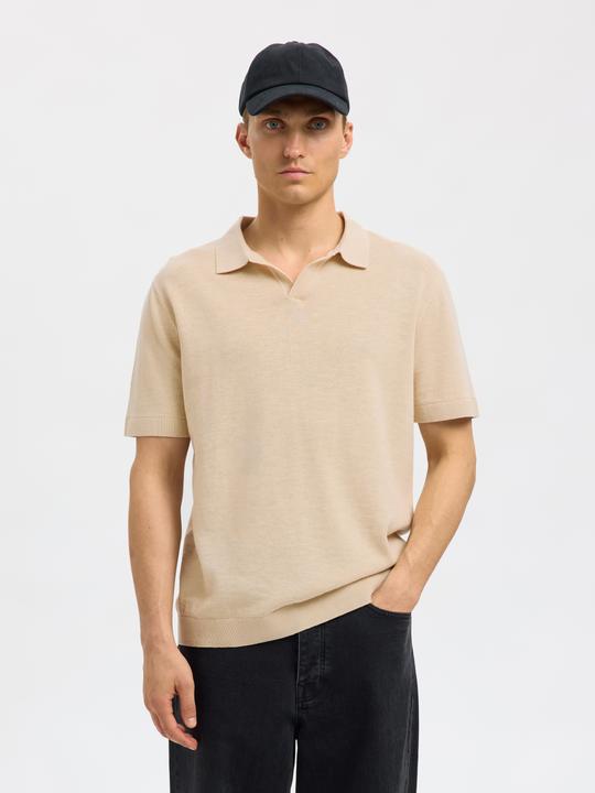 Produktbild Selected Homme Slhmattis Ss Knit Sun Open Polo Noos (S)