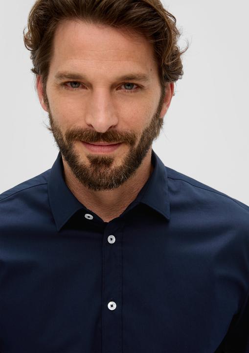 Immagine prodotto s.Oliver Hemd Elastisches Anzughemd mit Webstruktur (40)