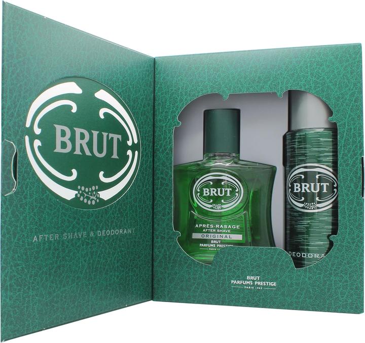 Produktbild Brut Men Original Special Edition Deodorant Aftershave Duschgel Geschenkset