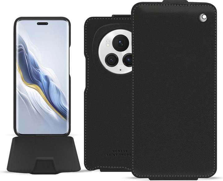 Actual product image Noreve Vertical leather shell (Honor Magic6 Pro)