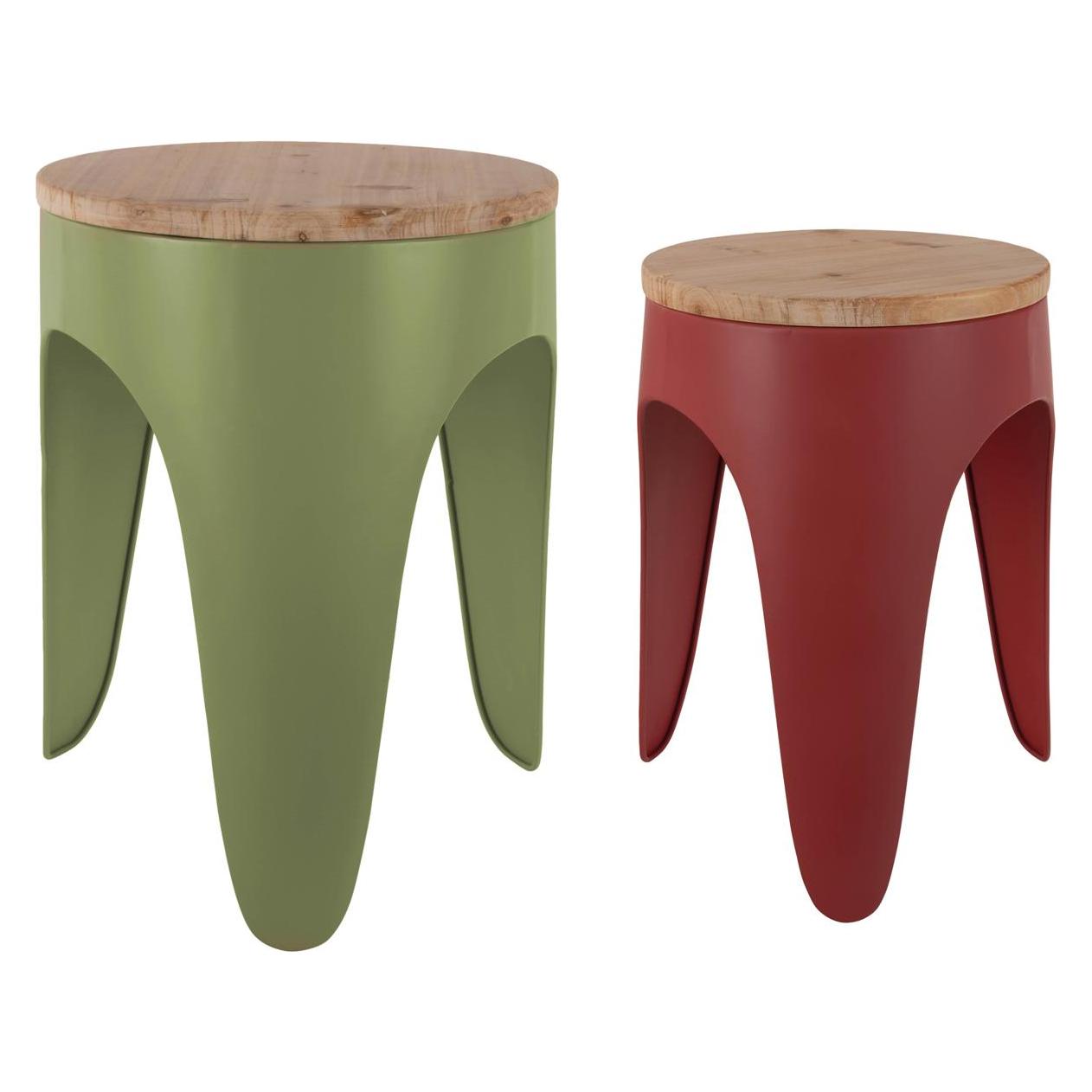 Leitmotiv, Kruk, Stool Set Double Funky