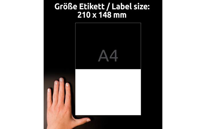 Produktbild Avery Antimikrobielle Etiketten 210 x 148 mm, 10 Blatt, Weiss