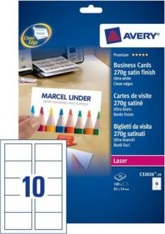 Produktbild Avery C32026-10 (A4, 100 Blätter)