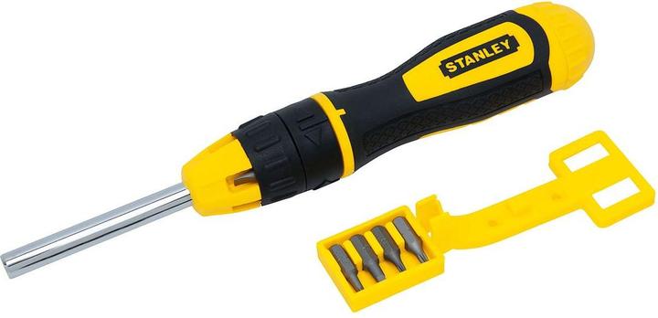 Image du produit Stanley Tournevis à cliquet à embouts multiples (Vis fendues, Torx (TX), Cruciforme PZ, Recouvrement cruciforme Phillipps (PH))