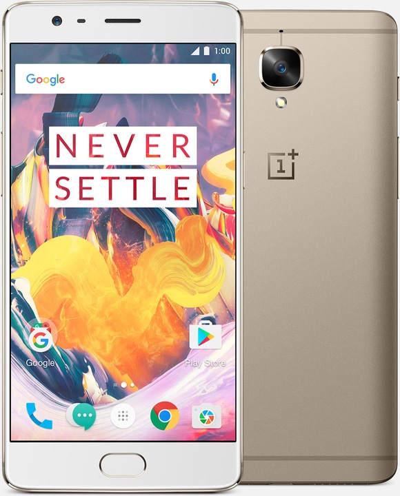 Produktbild OnePlus 3t (64 GB, Soft Gold, 5.50", Dual SIM, 16 Mpx, 4G)