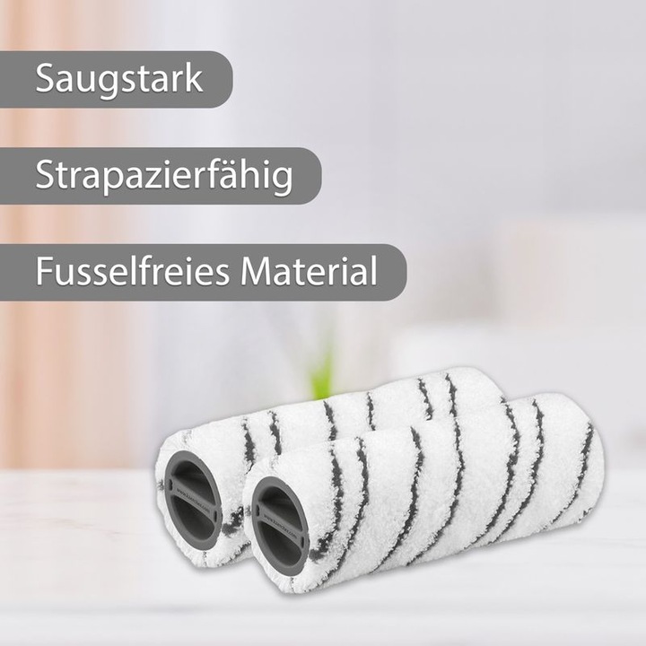 Produktbild Alternatives Walzen-Set Kärcher FC3 FC5 FC7 Mikrofaserwalzen 2er-Pack