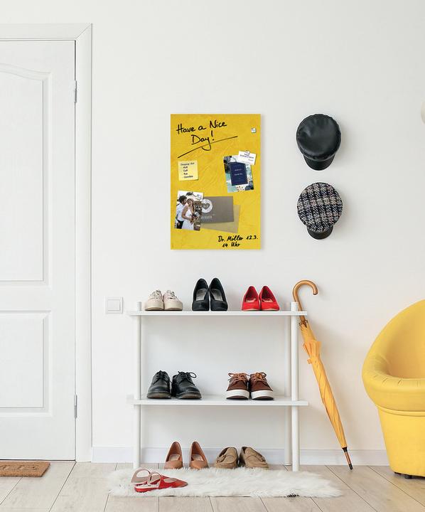 Actual product image Sigel Glass magnetic board Artverum with design (Magnet board, 60 x 40 cm)