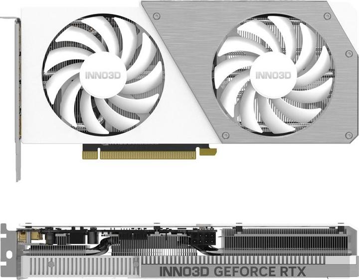 Produktbild Inno3D RTX4060 TI Twin X2 OC WHITE 8GB GDDR6 HDMI 3x (8 GB)
