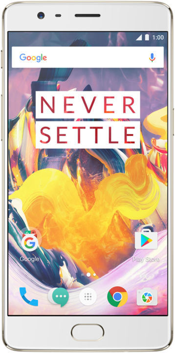 Produktbild OnePlus 3t (64 GB, Soft Gold, 5.50", Dual SIM, 16 Mpx, 4G)