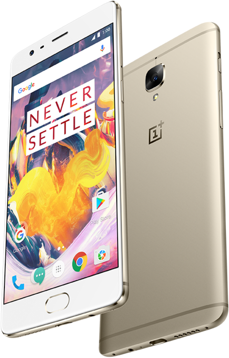 Produktbild OnePlus 3t (64 GB, Soft Gold, 5.50", Dual SIM, 16 Mpx, 4G)