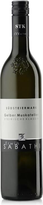Actual product image Erwin Sabathi Gelber Muskateller Steirische Klassik (1 x 75 cl, 2024)