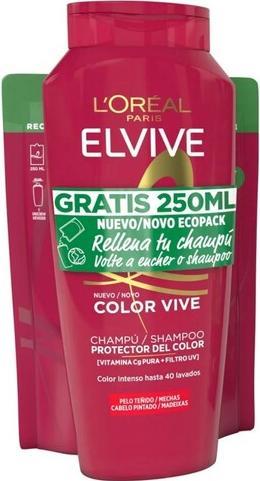 Immagine prodotto L'Oréal Paris Color Vive Pack (Liquid Shampoo, 400 mL, Refill, 250mL)