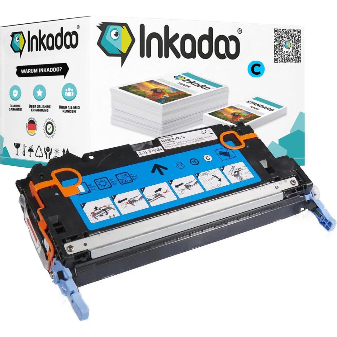 Thumbnail - Inkadoo, Toner, Toner kompatibel zu HP Q7581A / 503A Toner, cyan Cyan (C)