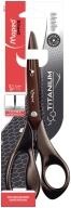 Actual product image Maped M686110 - Scissors Titanium, 21cm, asymmetrical, black (21 cm)