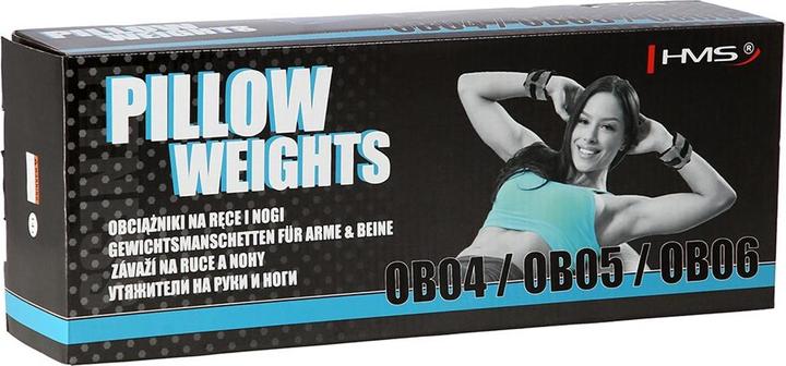Image du produit HMS Poids pour jambes et bras OB06, noir, 2 x 3kg