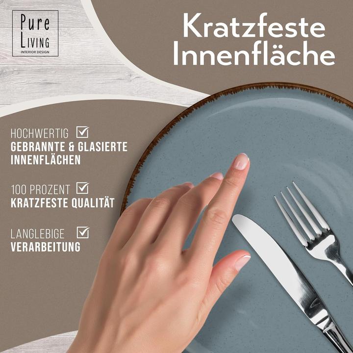 Actual product image Pure Living Interior Design 6er-Set Suppenteller (6 x)