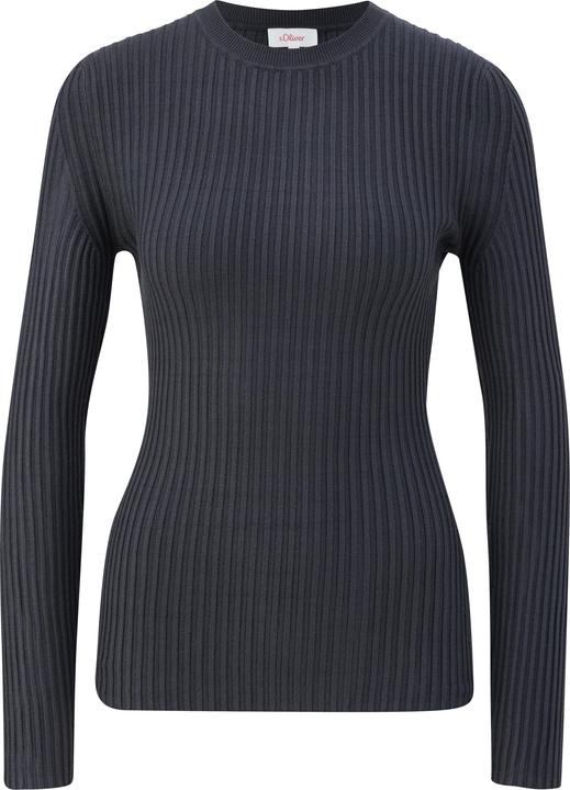 Actual product image S.Oliver Strickpullover Rippstrickpullover aus Viskosemix (46)