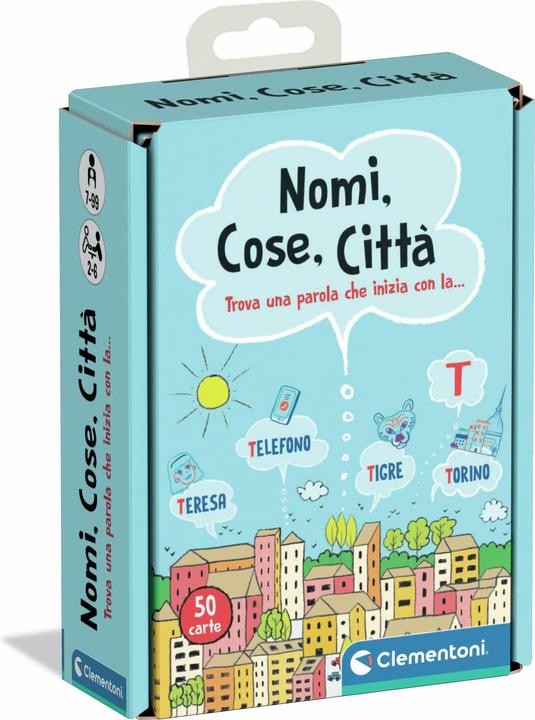 Actual product image Clementoni Carte Nomi Cose Città IT (Italian, 2 - 6 Players)
