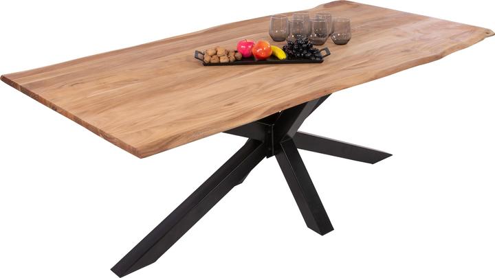 Actual product image SAM DEREK Baumkante massiv Akazie (160 x 85 x 77 cm)