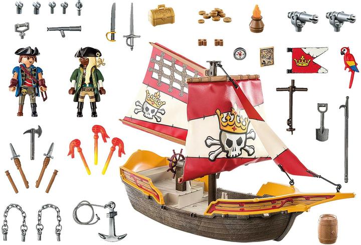 Actual product image Playmobil Small pirate ship (71418, Playmobil Pirates)