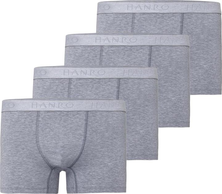 Produktbild Hanro - Cotton Essentials - Retro Short / Pant - 4er Pack (S Light melange) (S, 4er Pack)