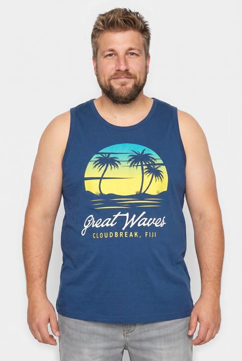 Produktbild Men+ Tanktops, 2er-Pack, Print, Rundhals (5XL)